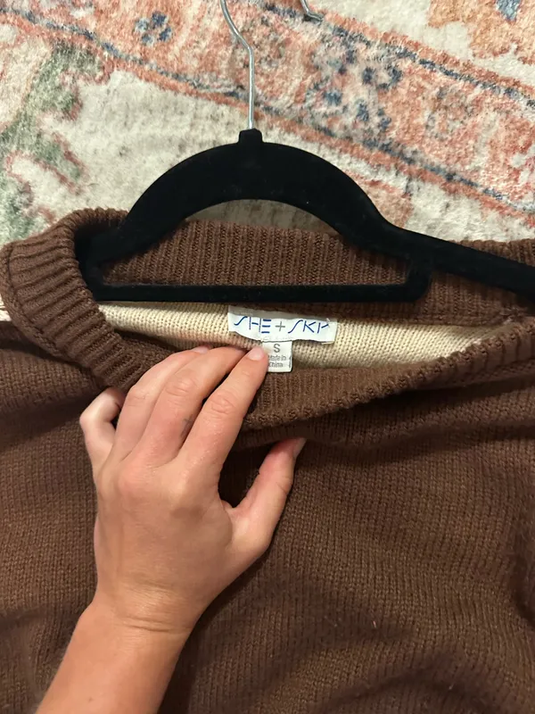 Shiekh Brown basic neutral sweater - Image 5