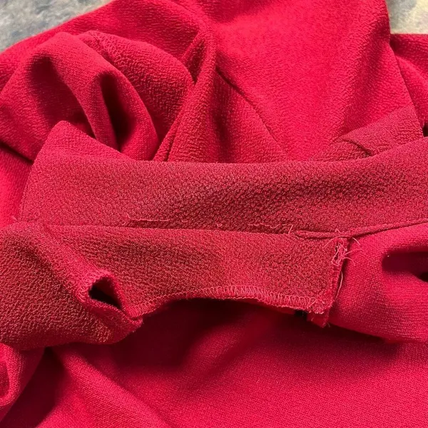 Los Angeles Women Red Short Sleeve Open Front Cardigan - Image 6