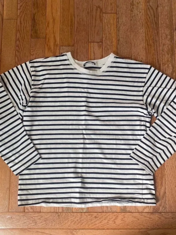 Zara striped long sleeve shirt - Image 2