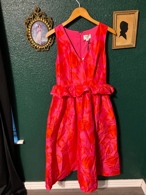 Kate Spade x Target Peplum Floral Dress Sz 6 NWT - Image 2