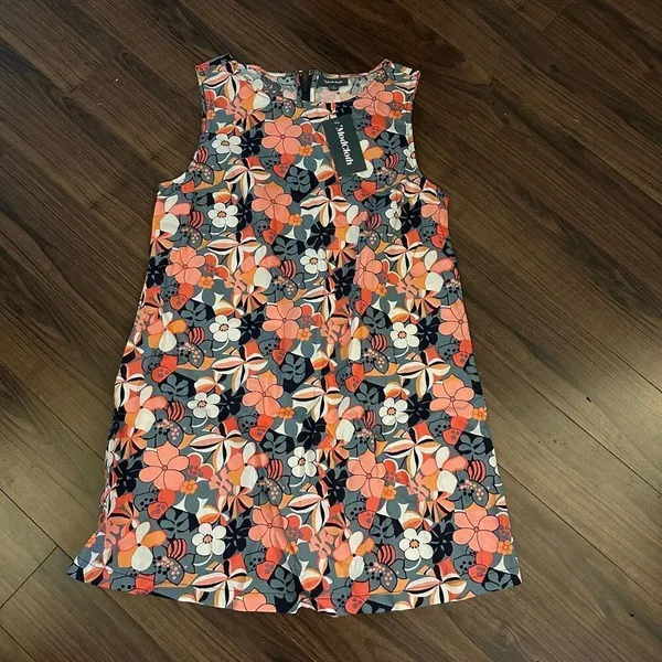 NWT ModCloth floral shift dress large - Image 2