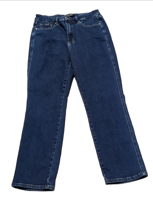 Judy Blue High Waist "Tummy Control" Classic Straight Jeans 88575 Sz. 13/31 - Image 2