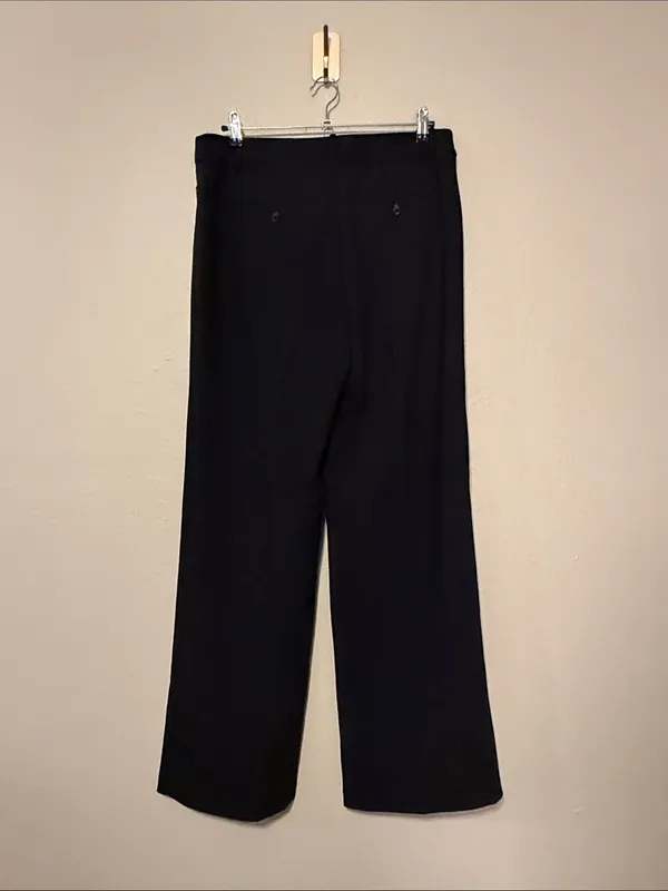 Loft Wide Leg Black Trouser Size 10 Tall - Image 5