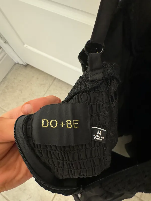 DO+BE Black Mini Dresss - Image 4