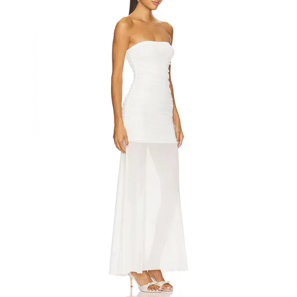 Amanda Uprichard x REVOLVE Leo Dress in Ivory - Image 4