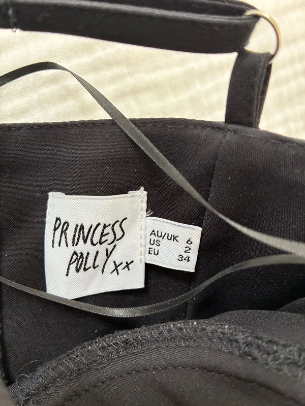 Princess Polly Mini Dress Black - Image 3