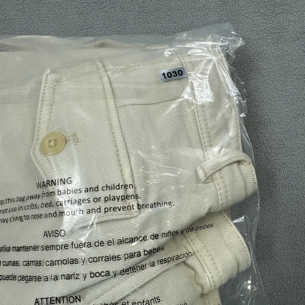 Wilfred Free‎ 4 Utility Cargo Pants Jeans Beige Pocket Straight Leg Aritzia High - Image 8