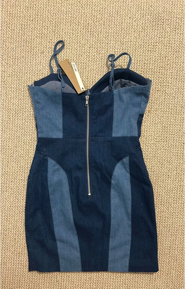 DO + BE denim mini dress - Image 2