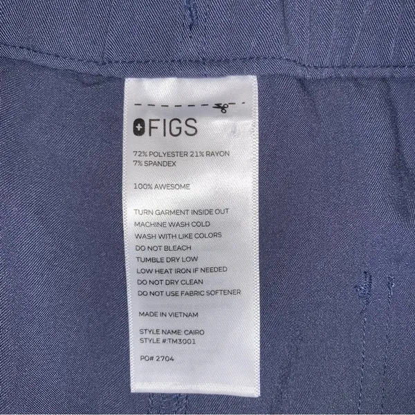 FIGS Technical Collection Scrub Pants Bottoms Size Medium - Image 7