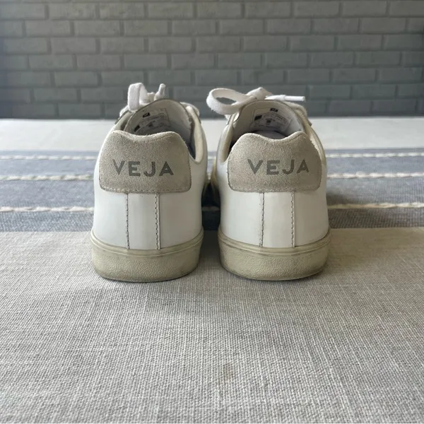 Veja Esplar Leather Sneaker Extra White Women’s Size 6 - Image 6