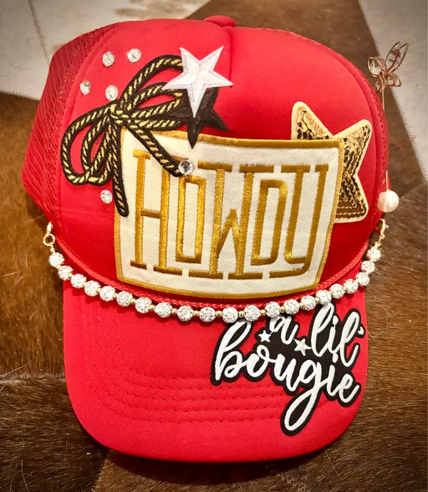 Statement Trucker Hat Red - Image 4