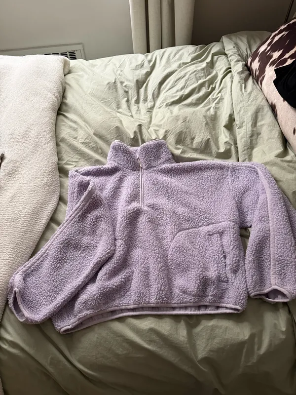 Old Navy Quarter-Zip Sherpa - Image 3