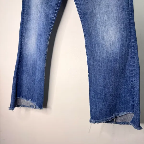 Mother insider crop step fray not rough enough jeans - Image 5