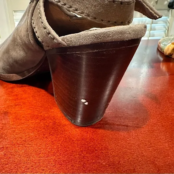 Frye Dani Shield Sling Peep‑Toe Suede Sandals – Size 8 - Image 9
