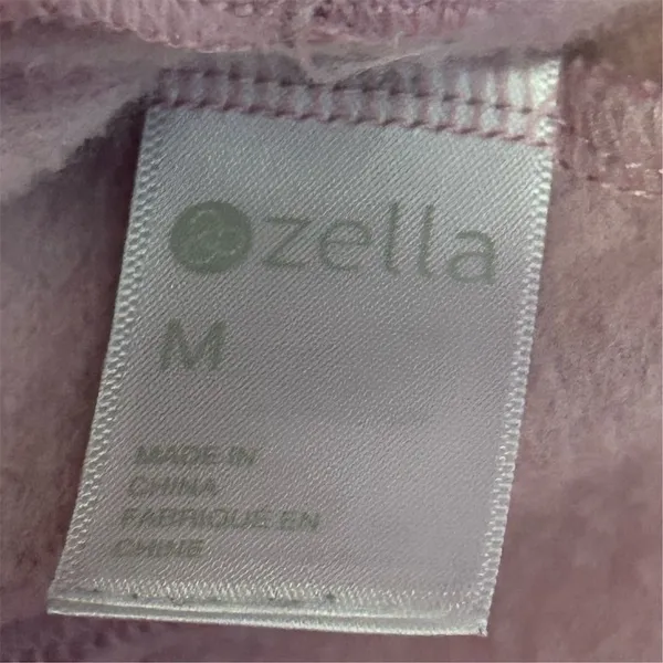 Zella Women's‎ M Pink Ruched Long Sleeve Zip Front Hoodie Jacket - Image 9