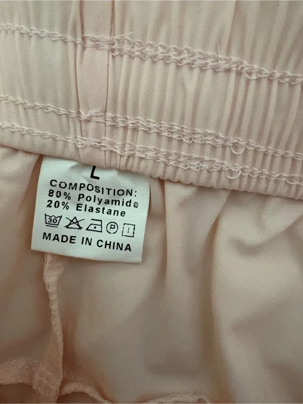 Light pink sports jogger pants - Size L (New without label) - Image 5