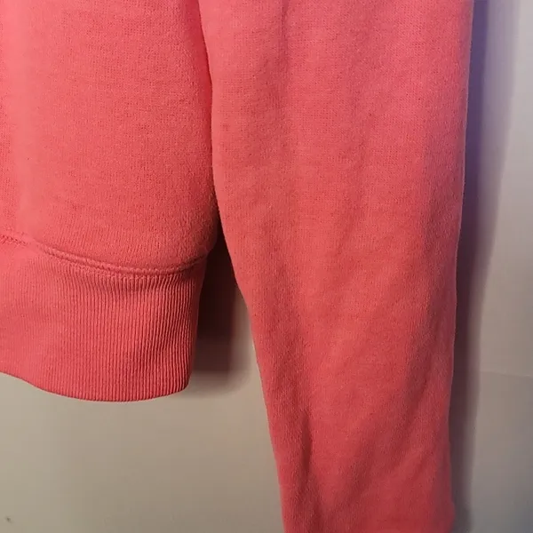 PINK - Victoria's Secret long sleeve hooded hoodie pull over sweatshirt sz Medium - Image 4