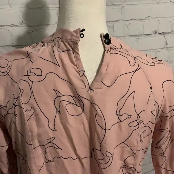 Pink and black pattern shirt - Image 3