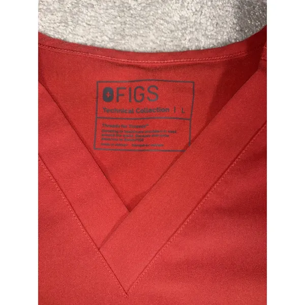 figs scrub set Mens tansen jogger pants (L Short) / leon top (L) Clay - Image 4