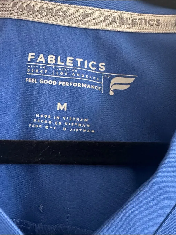 Fabletics Vital 1-Pocket Royal Blue Scrub Top - Image 7