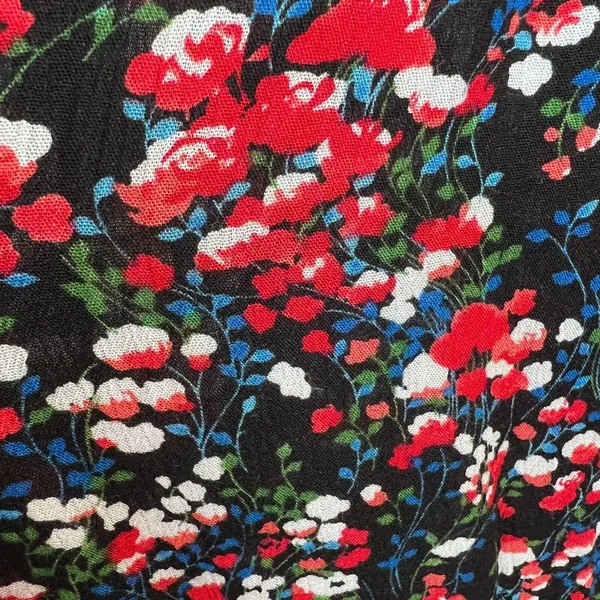Lulu's‎ Maxi Dress XL Black Floral Off the Shoulder Maxi Side Slits Romantic New - Image 11