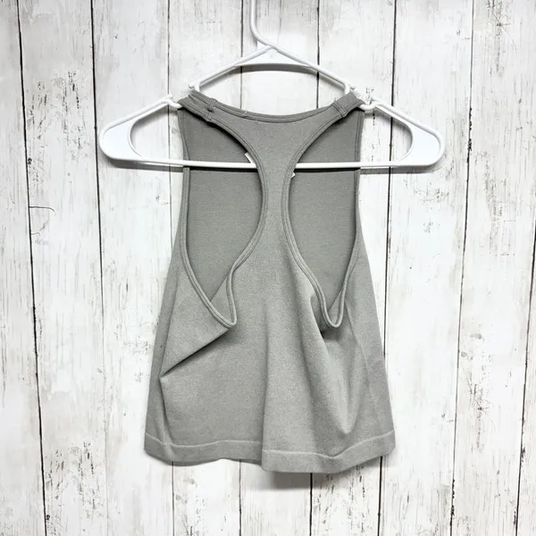 Free People Shirt Women Size M/L Ribbed High Neck‎ Sleeveless Athletic Tank Top - Image 3