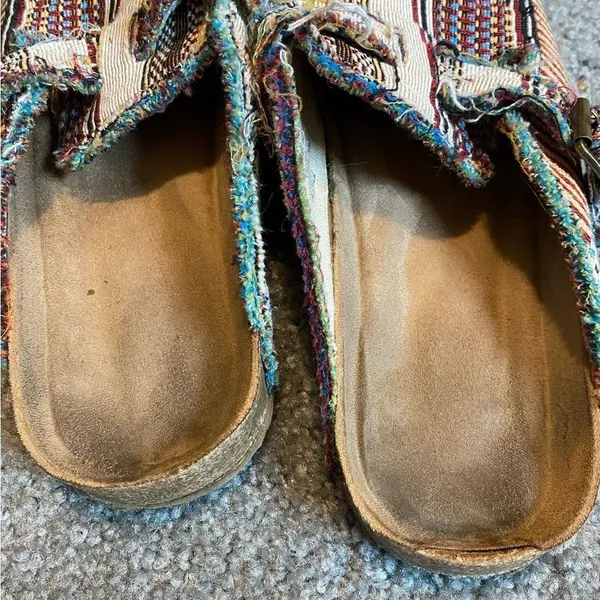 Bohemian Women’s Slip On Iris & Rainbow Size 10 Clogs - Image 6