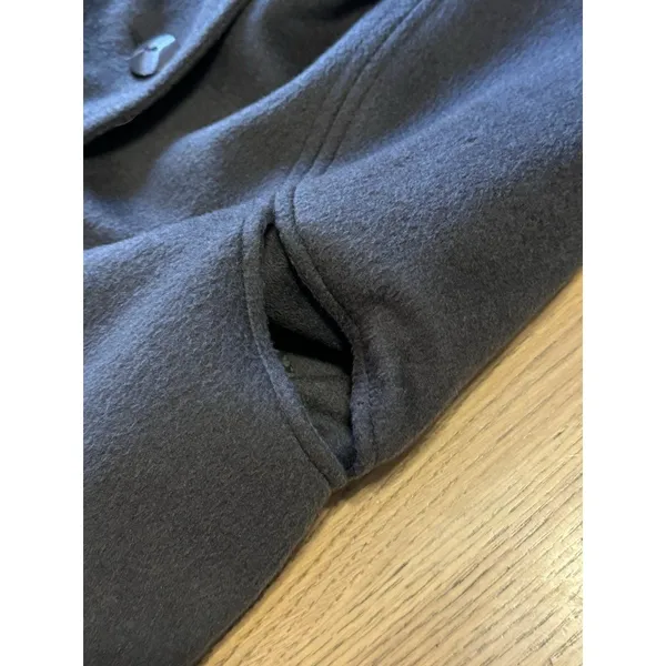 Alorna by Forstmann‎ Long Brown Wool Coat Button Up Made In USA Petite Measured - Image 10