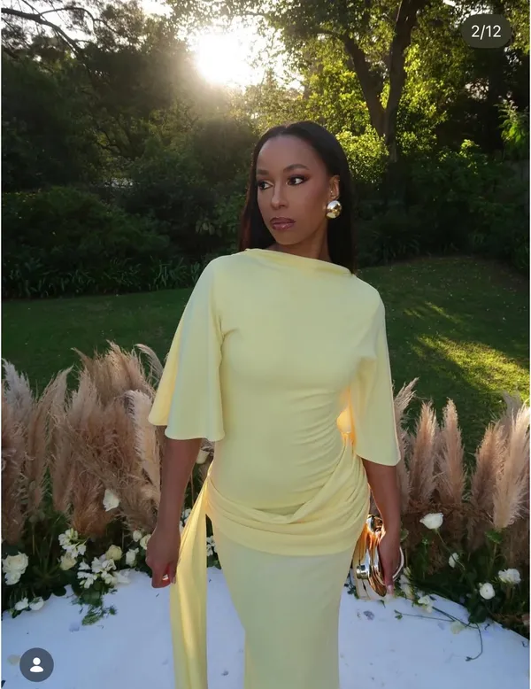 Zara Elegant Butter Yellow Gown - Floor-Length Formal Dress - Image 5