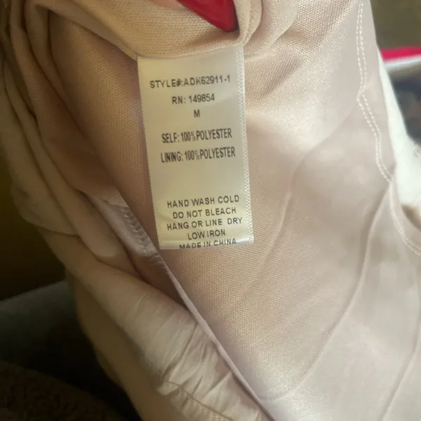Sadie & Sage Light pink maxi dress with adjustable straps #maxidress size M - Image 5