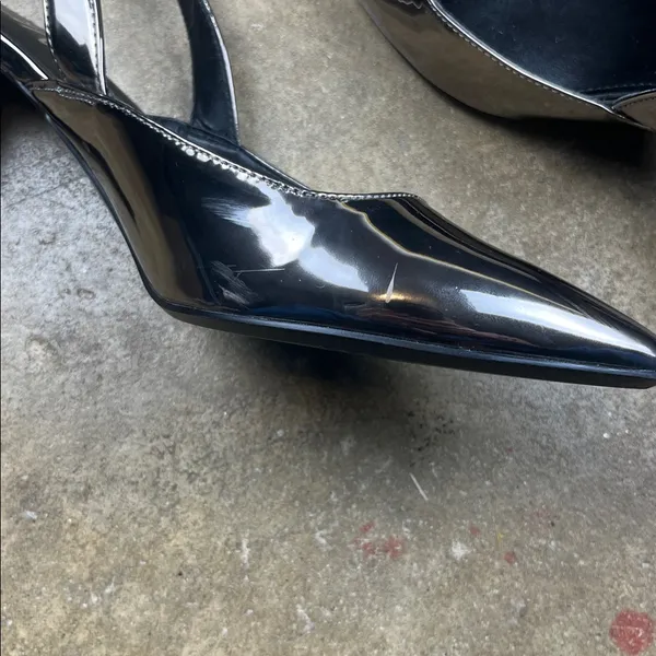 Calvin Klein Metallic Slingback Heels
Size: 9 - Image 7