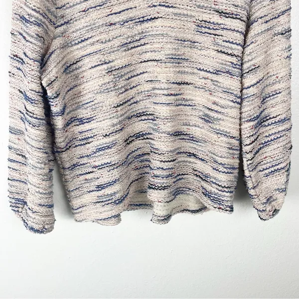 MADEWELL Rainbow Jacquard V-Neck Long Sleeves Sweater Size Large Preppy Casual - Image 8