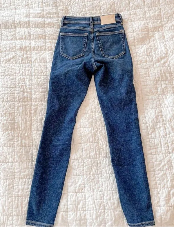 Everlane The Way-High Skinny Jean Vintage Blue Ultra High Rise 23 - Image 9