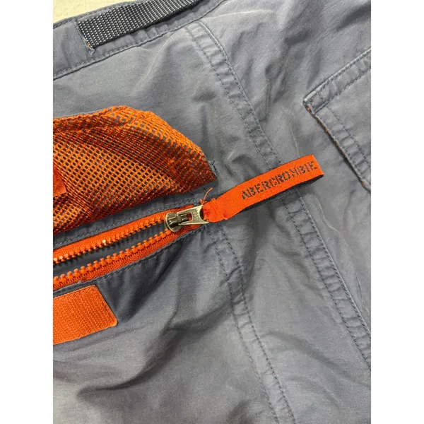 Abercrombie & Fitch Surplus Shorts‎ Buckle Waist Pockets Casual Blue 6 - Image 12
