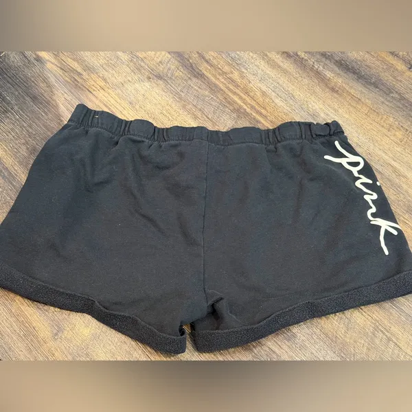 PINK Victoria's Secret Black Athletic Shorts - Image 4