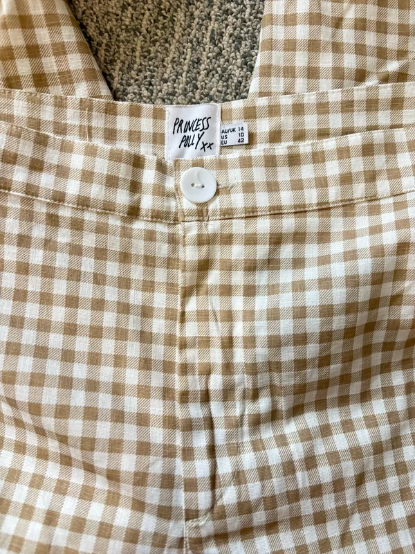 Princess Polly Gingham Pants  - Image 2