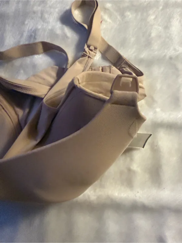 Joyspun Women's Maternity Nursing T-Shirt Bra with Flex Cup 36DD NWT Beige - Image 7