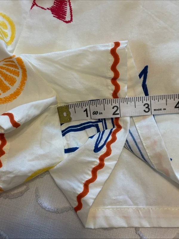 Emily Skort Set Top and Skort Citrus Fruit Beach Umbrella Print size Small NWT - Image 12