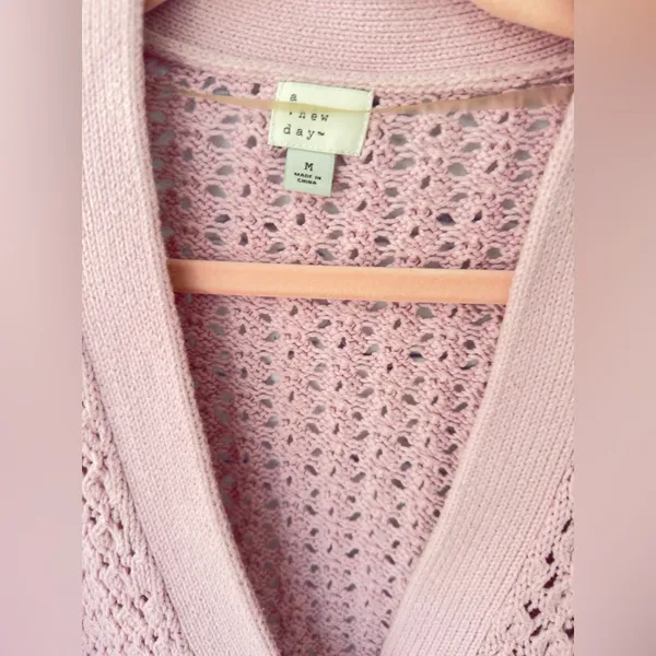 Lavender Sweater Cardigan by A New Day- Target size medium - Image 5