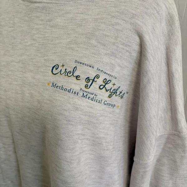 Anvil Vintage Circle of Lights Indianapolis Sweatshirt H1 - Image 3