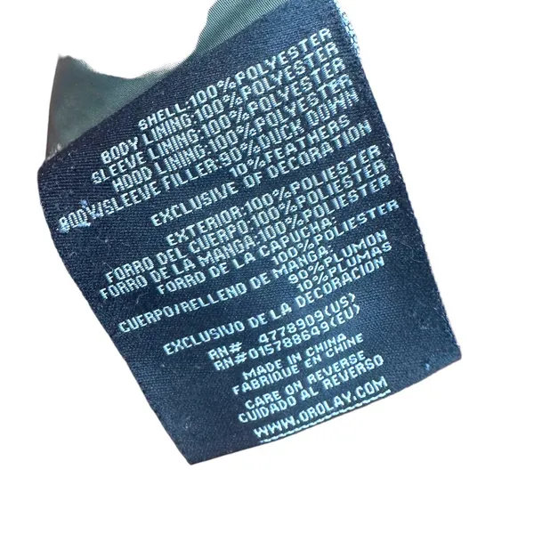 Orolay Thickened Down Jacket 092 Universe Peat Moss Green Size‎ Medium - Image 11