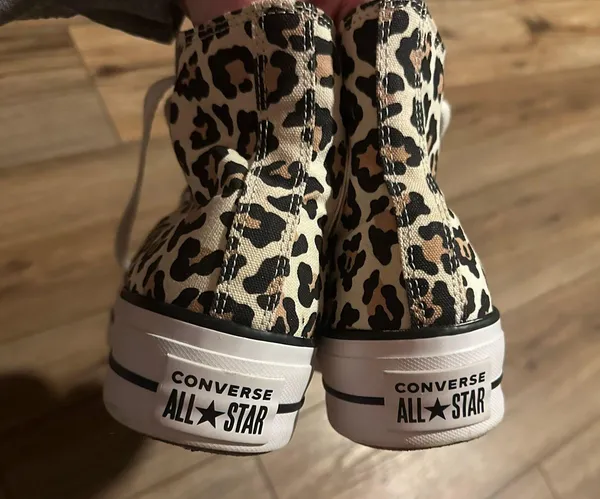 Cheetah print converse  - Image 4