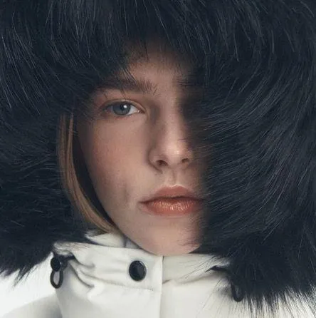 Zara ski puffer jacket skiing coat feathers down fitted winter coat - Image 6