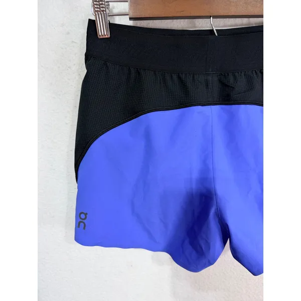 On Cloud On Running Active Shorts Run on Clouds Women's S Blue Black Gym Workout - Image 5
