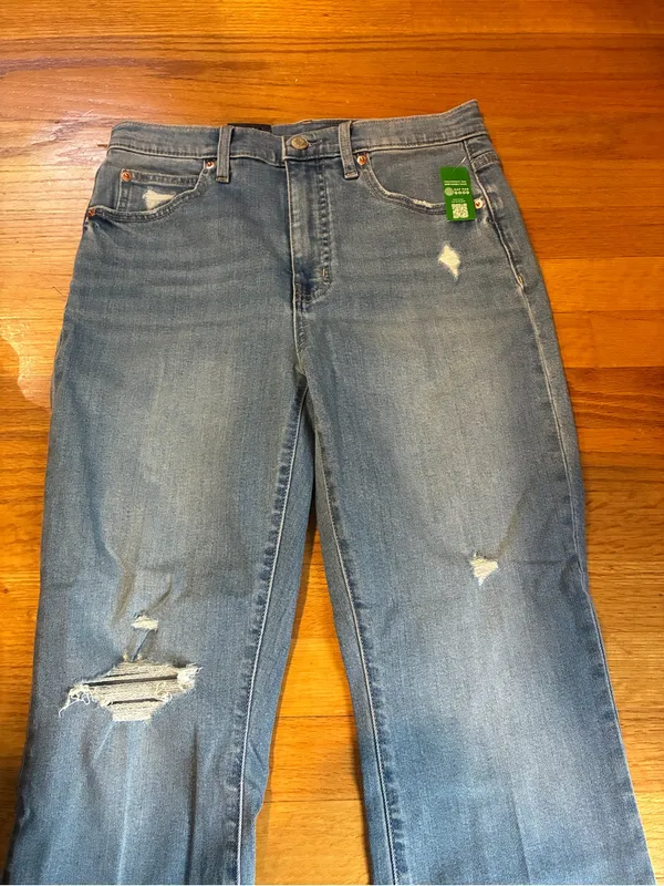 Gap Kick Fit High Rise Denim Slim Stretch Jeans Blue Women's Size 28/6 Short NWT - Image 3