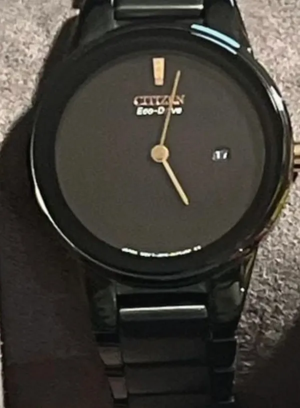 Citizen Eco-Drive Axiom Black Stainless Steel Watch - Image 3
