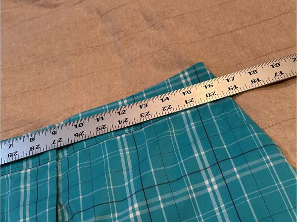 Izod Teal Plaid Skort - Image 7