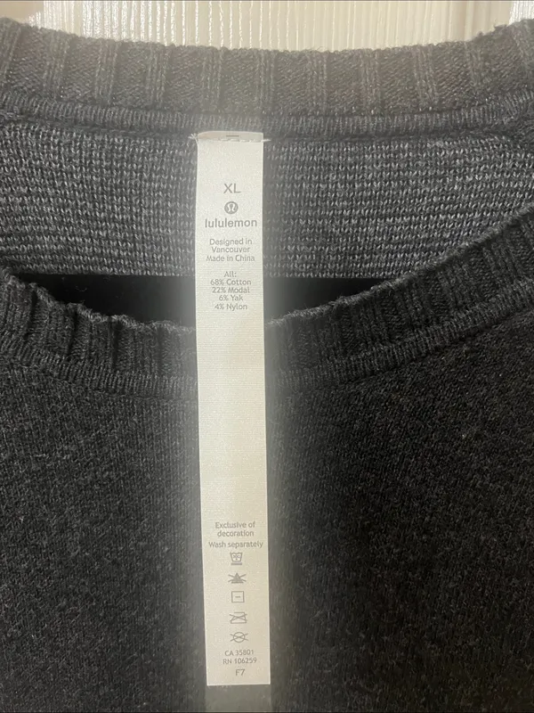 Dark Grey Crewneck Sweater 22% modal - Image 2