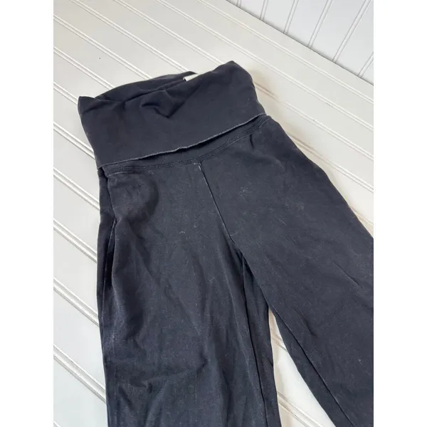 Aerie Offline Black Fold-over Leggings Performance Gym Athleisure Extra Small - Image 4