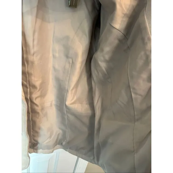 Relativity tan suede/leather jacket size small - Image 6